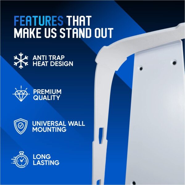 Q-View PS5 Wall Mount Bracket Clip - Wall Mount Bracket for PlayStation 5 - Image 4