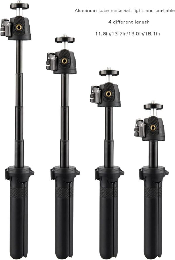 Lammcou Mini Action Camera Selfie Tripod & Extension – 30cm, GoPro Ready - Image 6