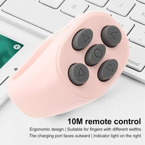 JX-05S Multifunction Bluetooth Phone Remote Portable App Page Turner Tiktok - Image 2