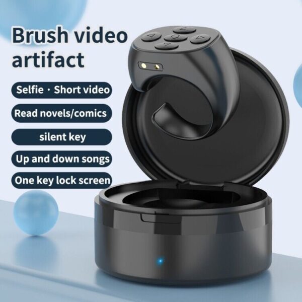 JX-05S Multifunction Bluetooth Phone Remote Portable App Page Turner Tiktok - Image 2