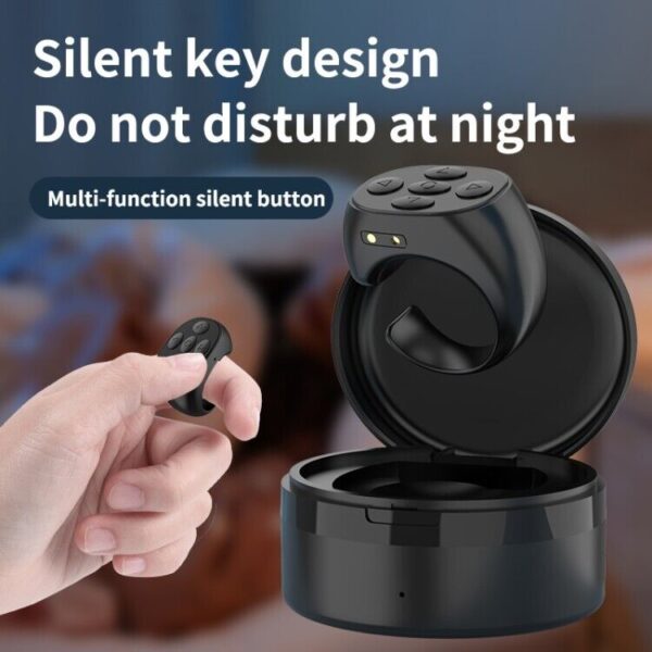 JX-05S Multifunction Bluetooth Phone Remote Portable App Page Turner Tiktok - Image 3