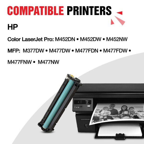 TONER EXPERTE CF410A/CF410X Black Toner – For HP LaserJet Pro M452/M477/M377