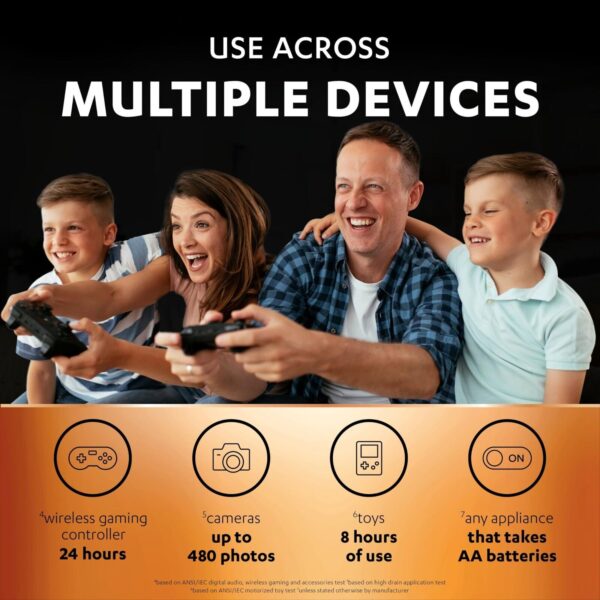 Duracell Rechargeable AA Batteries 2500mAh NiMH Pre-Charged - Pack of 4 - Image 4