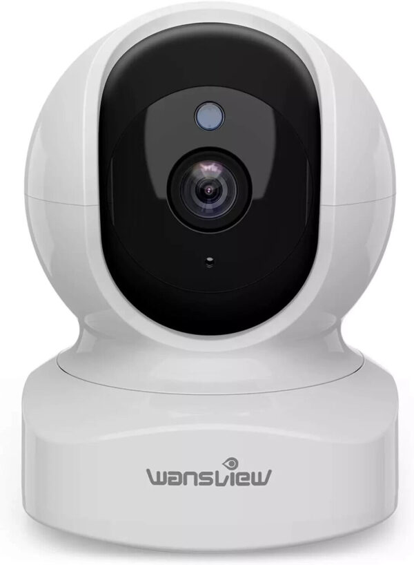 wansview 2K WiFi IP Camera, 1080P Wireless Home Security Camera Q5 White