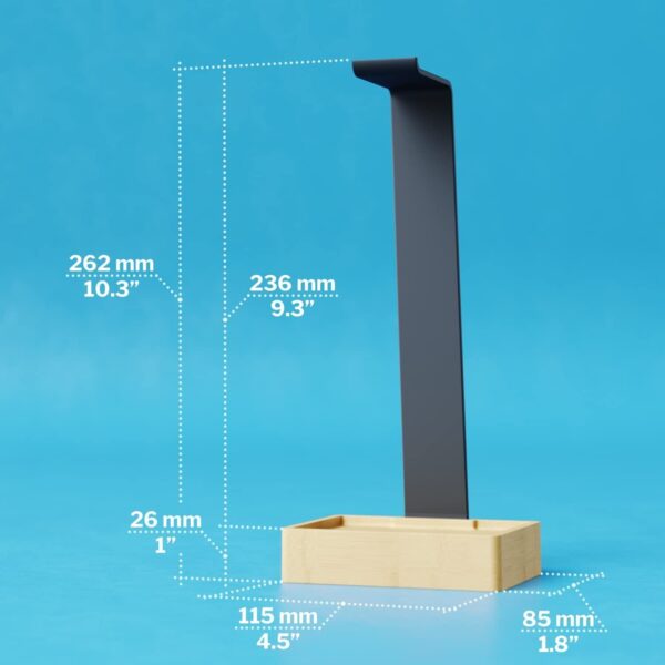 Desk Stand for Headphone and Gaming Headset Desktop Holder Hanger Rack Universal - Image 2