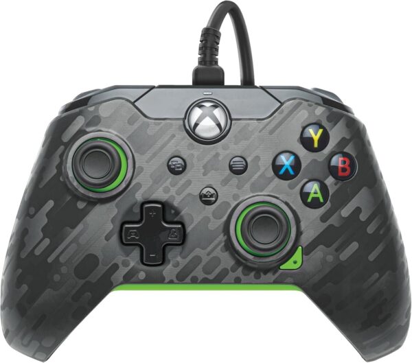 PDP Wired Controller for Xbox Series X – Neon Carbon, Opened Box
