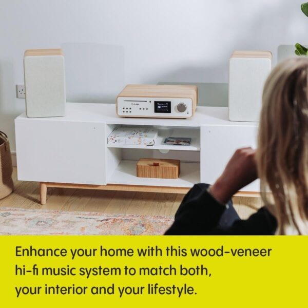 Pure Classic HiFi Stereo System - 100W, Internet Radio, DAB+/Bluetooth, CD/USB - Image 2
