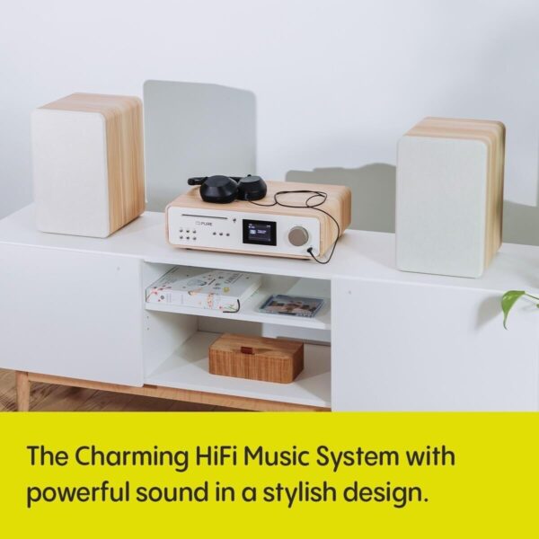 Pure Classic HiFi Stereo System - 100W, Internet Radio, DAB+/Bluetooth, CD/USB - Image 8
