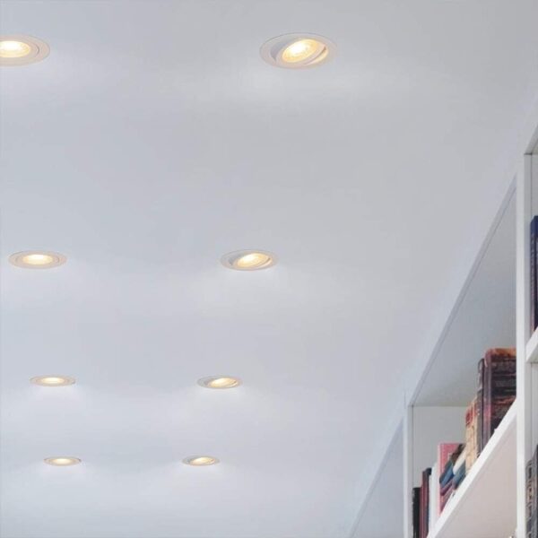 ​ENUOTEK 12W LED Recessed Downlights, Non Dimmable 3000K-5000K, 3 Pack - Image 4