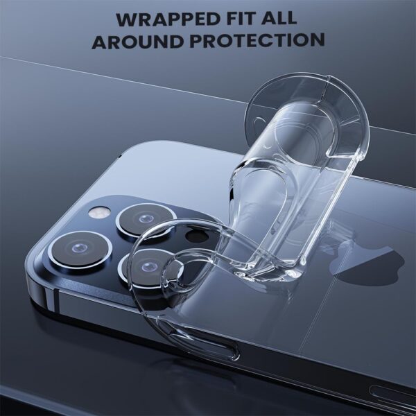 Mobitel iPhone 16 Clear Case Shockproof, Anti-Scratch, Bumper Protection - Image 4