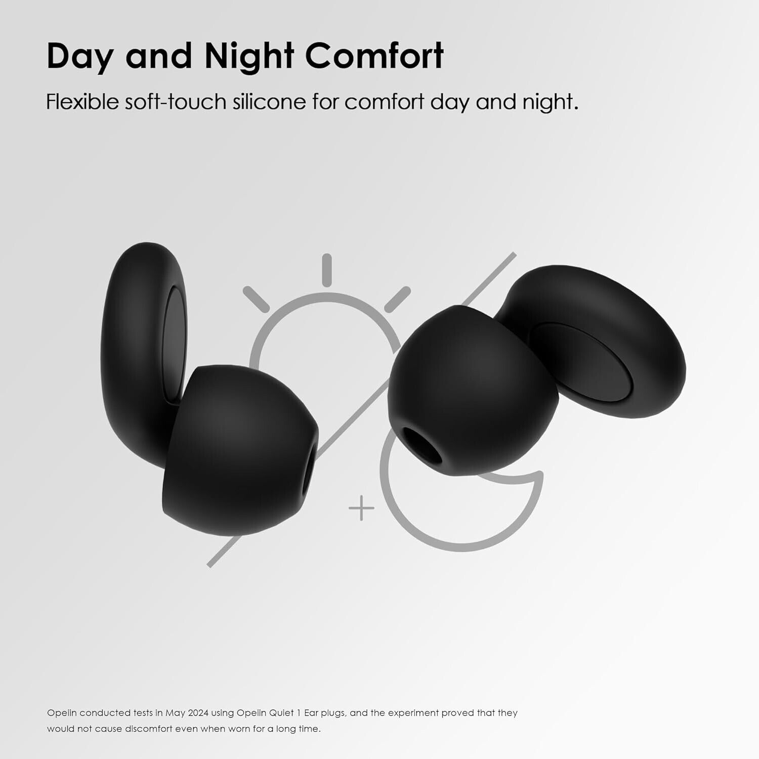 OPEIIN Ear Plugs For Sleep Flexible Silicone for Superior Hearing Protection - Image 6