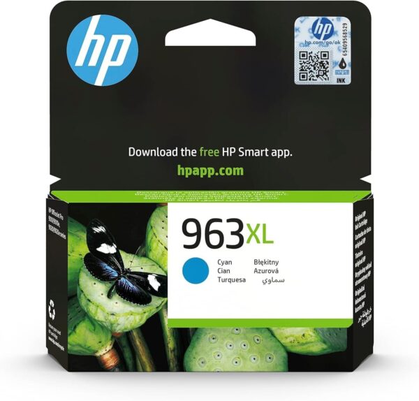 HP 963xl Cyan Original Ink Cartridge for HP OfficeJet Pro 9020 All-in-One Printe
