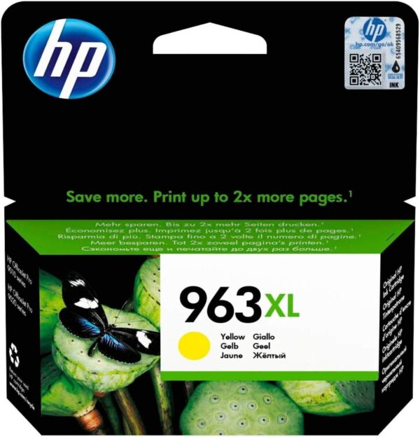 HP963XL Yellow Original High Capacity Ink Cartridge HP 963 3JA29AE