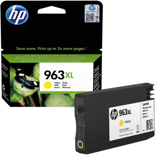 HP963XL Yellow Original High Capacity Ink Cartridge HP 963 3JA29AE - Image 2
