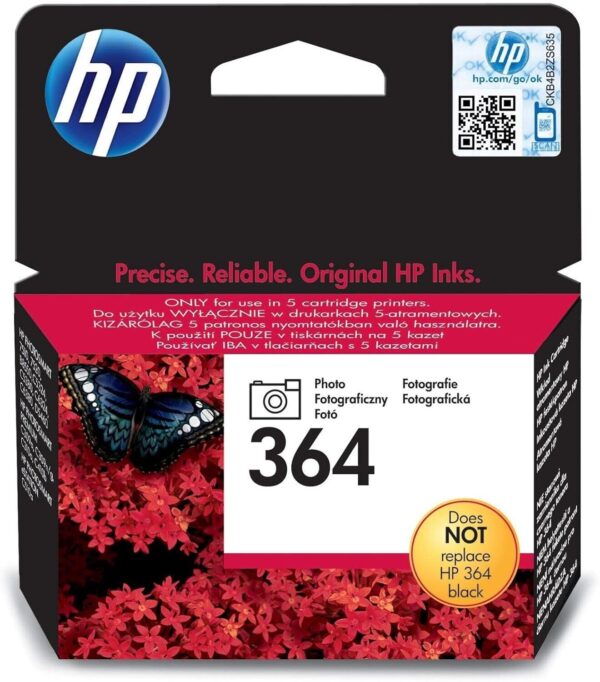 HP 364 *PHOTO* Black Cartridge for PhotoSmart B010a B8550 B8553 (CB317EE)